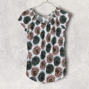 Loft Off The Shoulder Floral Top